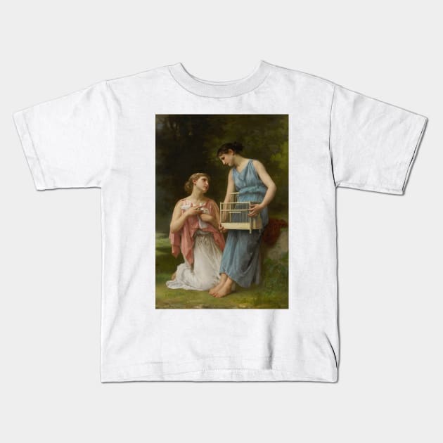 La Captive by Elizabeth Jane Gardner Kids T-Shirt by Classic Art Stall